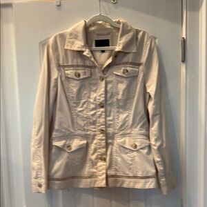 Banana Republic Women's Cream Jacket Size M Excellent condition